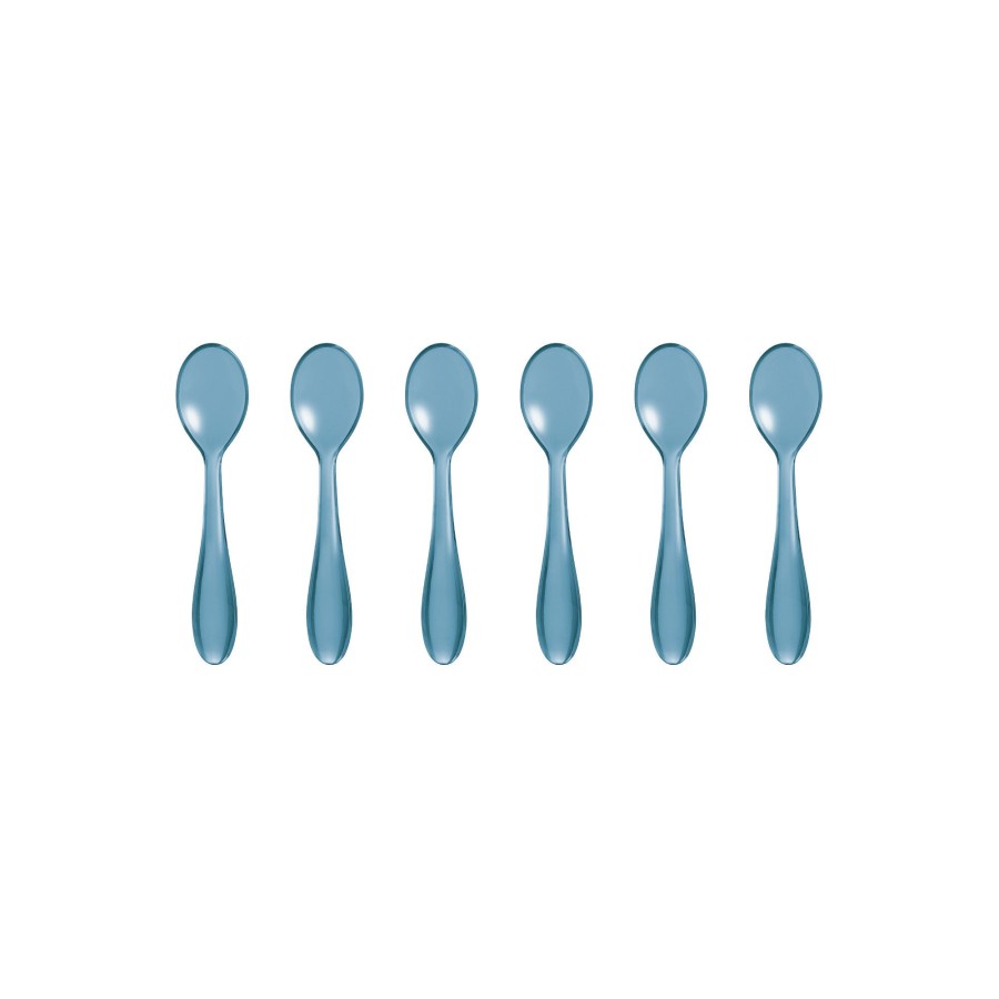 Tavola Guzzini | Set 6 Cucchiaini 12 Cm Azzurro Mare