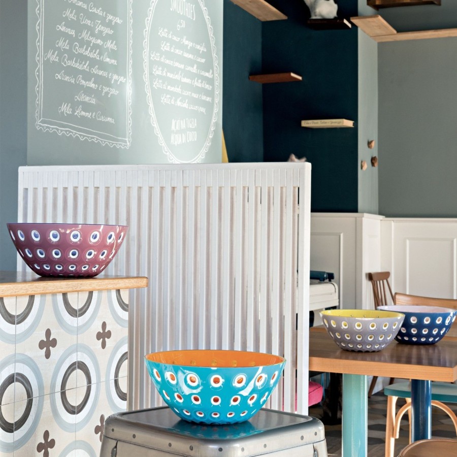 Tavola Guzzini | Contenitore Cm 25 Le Murrine Azzurro/Arancio