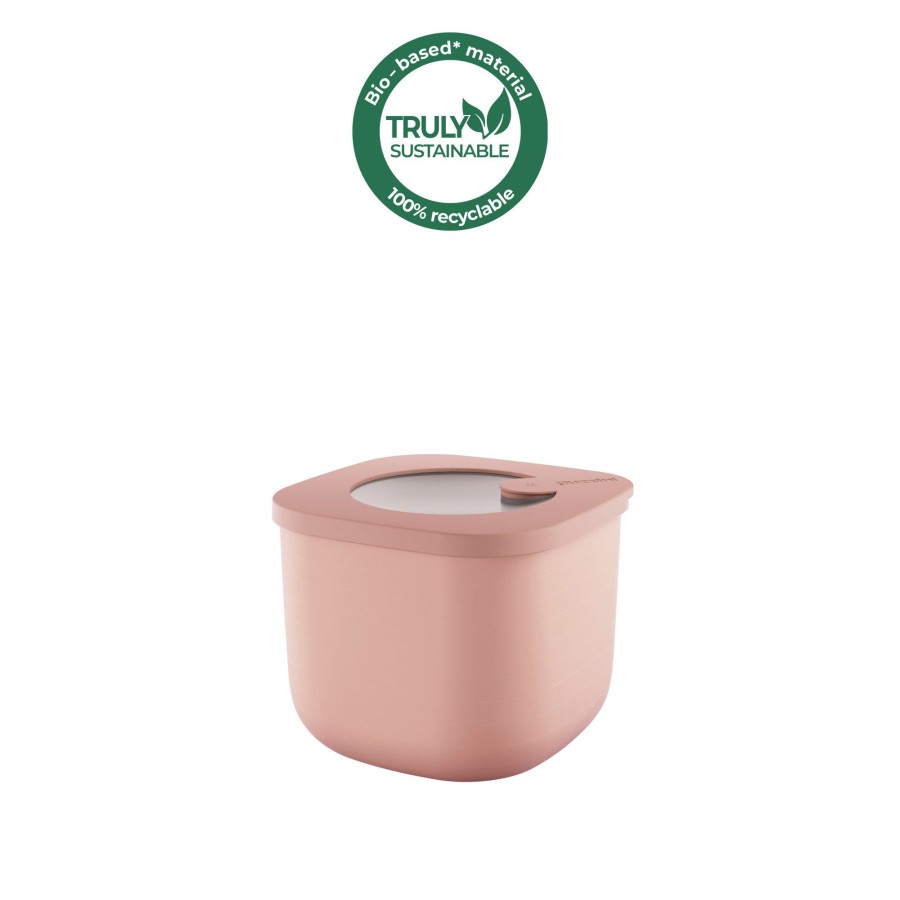 Cucina Guzzini | Store&More Bio Contenitore Ermetico Alto Per Frigo/Freezer/Forno A Microonde S Rosa Fiori Di Pesco